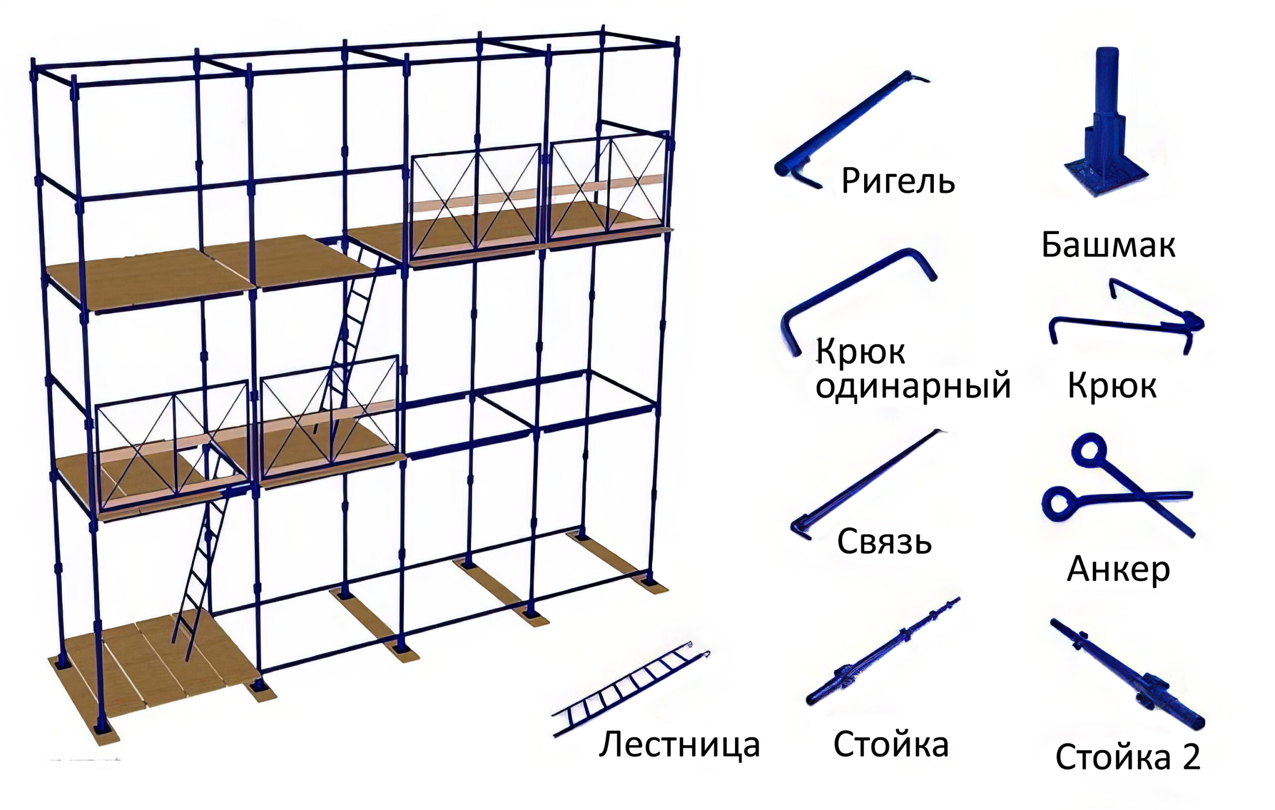 штыревые леса