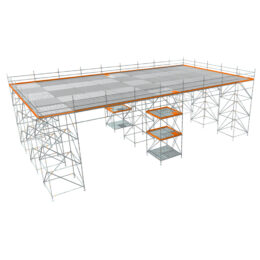 промышленных объемных строительных лесов_